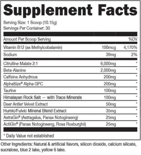 DAS Labs Bucked Up Black - SuppPrep