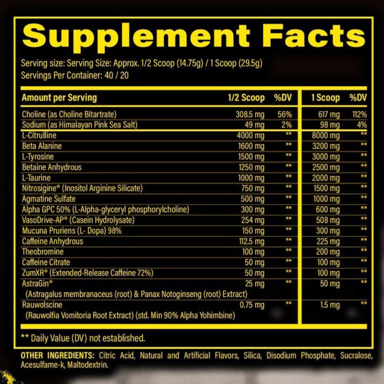 Black Magic Supply x Condemned Labz Preworkout Collab Deception - SuppPrep