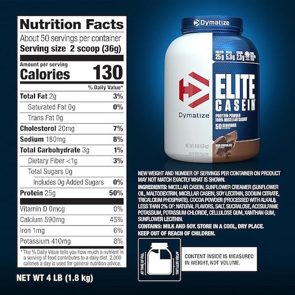 Dymatize Elite Casein - SuppPrep