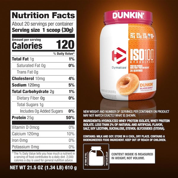 Dymatize ISO 100 - SuppPrep