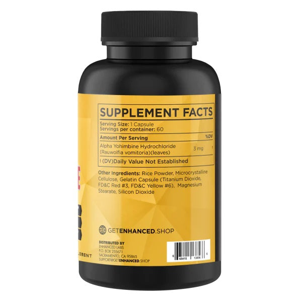 Enhanced Labs Alpha Yohimbine - SuppPrep