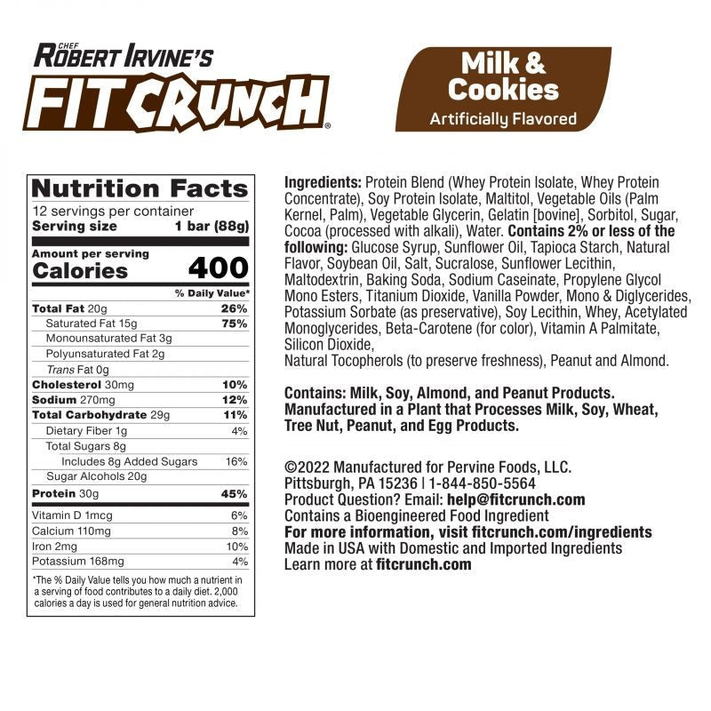 FitCrunch Protein Bar - SuppPrep