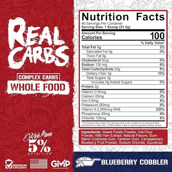 5% Nutrition Real Carbs - SuppPrep