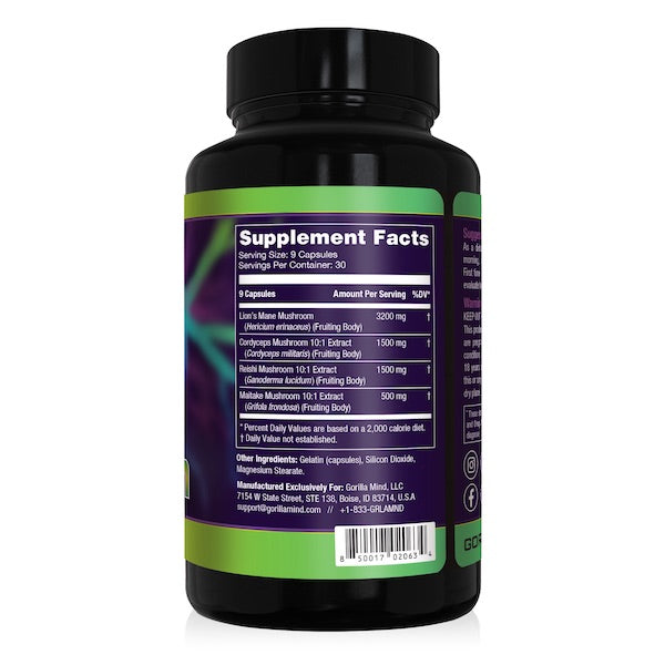 Gorilla Mind Gorilla Shroom - SuppPrep