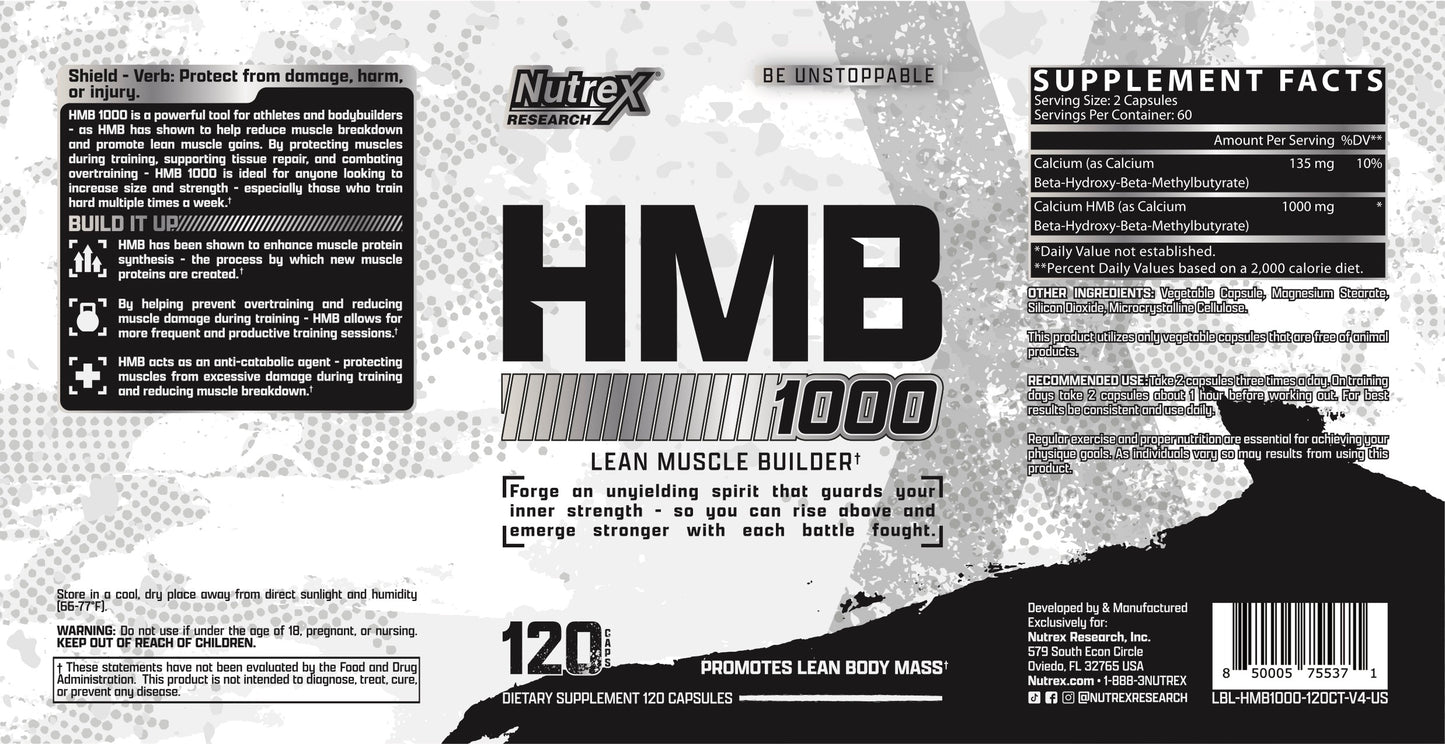 Nutrex HMB 1000 - SuppPrep