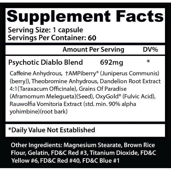 Insane Labz Psychotic Diablo - SuppPrep