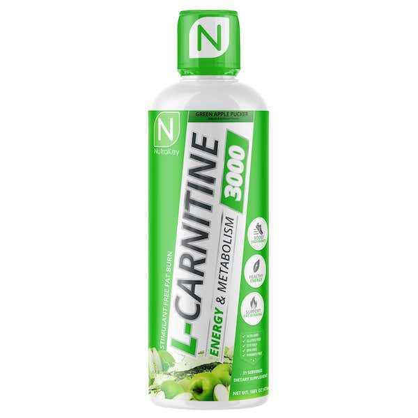 NutraKey Liquid L-Carnitine 3000mg - SuppPrep