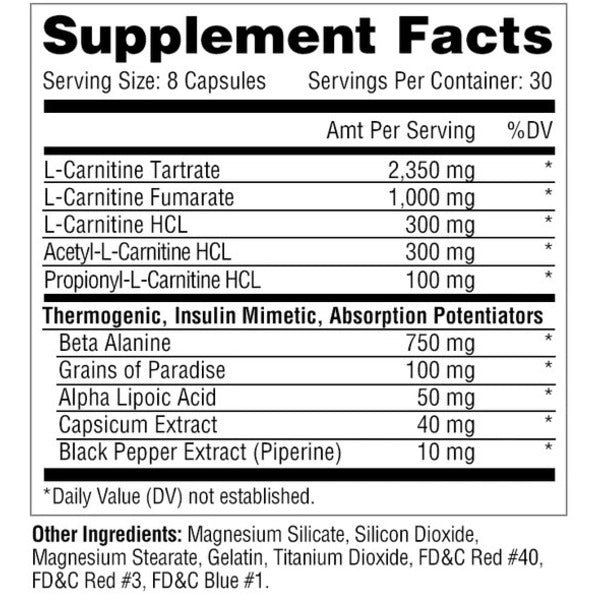 Metabolic Nutrition Carni-10 - SuppPrep