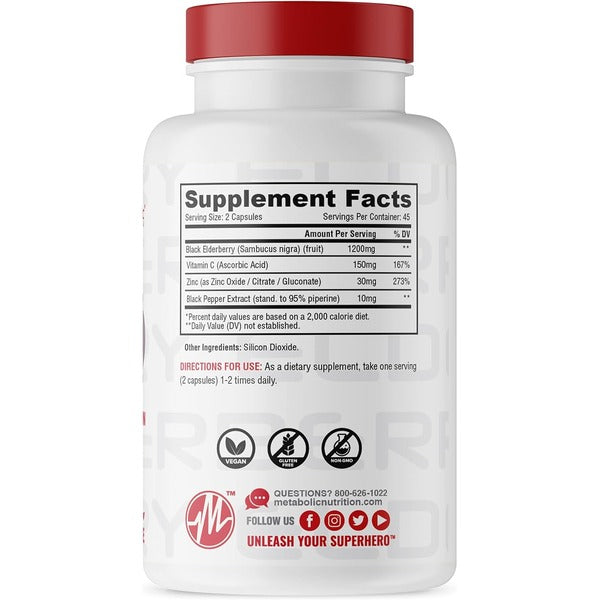 Metabolic Nutrition Elderberry+ - SuppPrep
