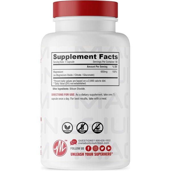 Metabolic Nutrition Magnesium - SuppPrep
