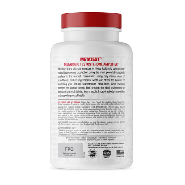 Metabolic Nutrition Metatest - SuppPrep