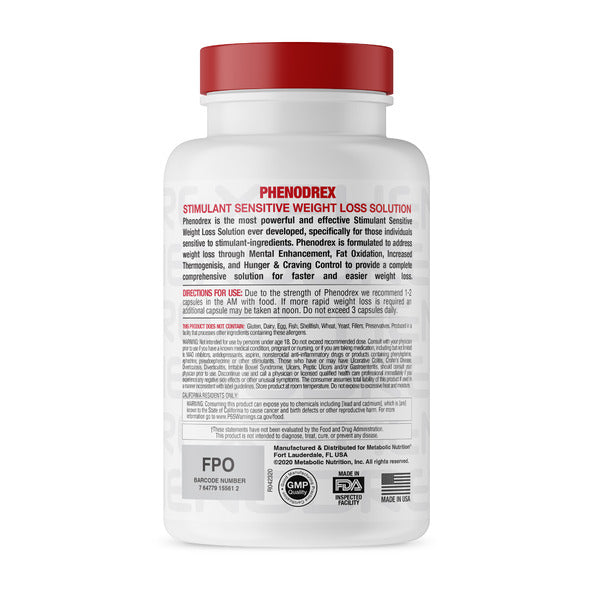 Metabolic Nutrition Phenodrex - SuppPrep