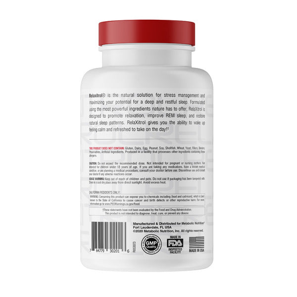 Metabolic Nutrition Relaxitrol - SuppPrep