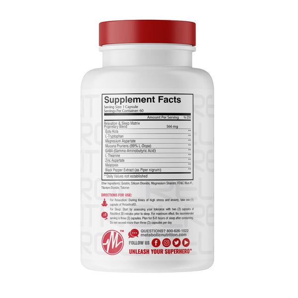 Metabolic Nutrition Relaxitrol - SuppPrep