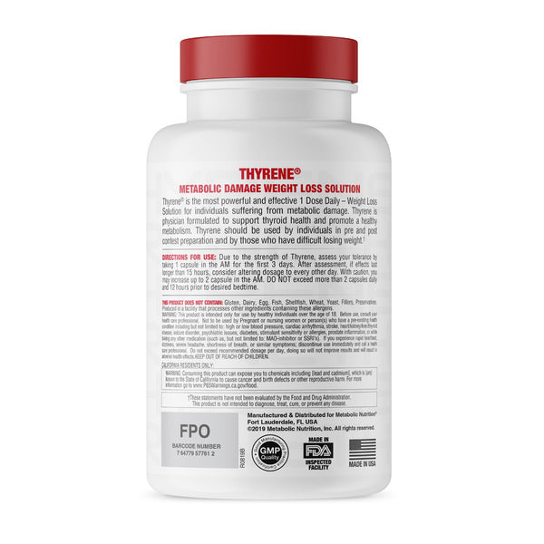 Metabolic Nutrition Thyrene - SuppPrep