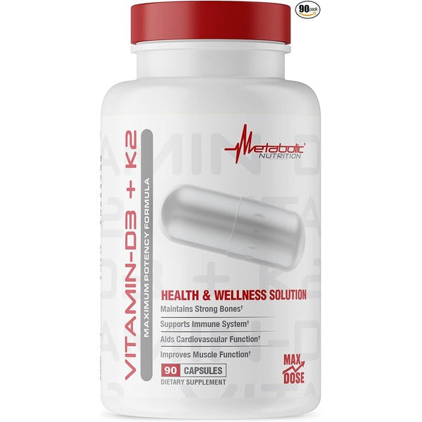 Metabolic Nutrition Vitamin D3+K2 - SuppPrep