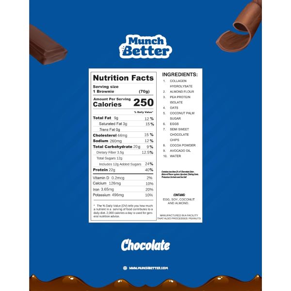 Munch Better Protein Brownie