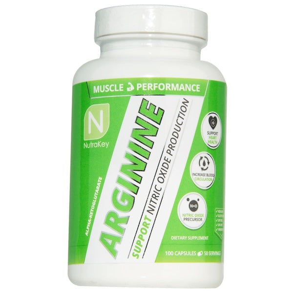 NutraKey Arginine AKG Capsules - SuppPrep