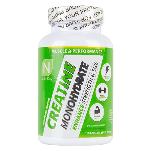 NutraKey Creatine Monohydrate Capsules - SuppPrep
