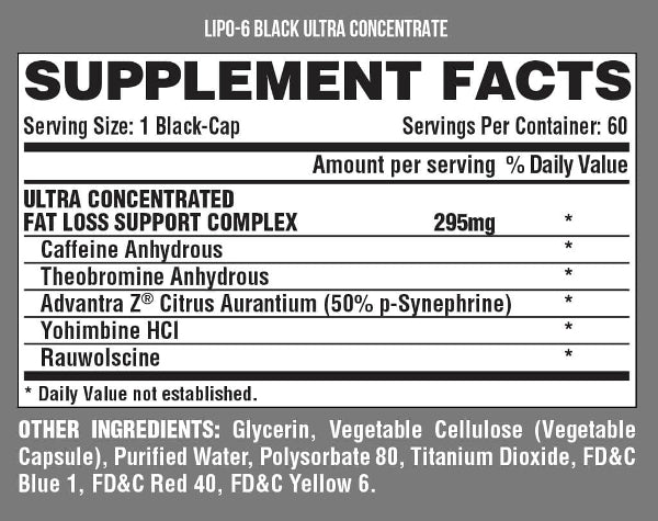 Nutrex Lipo-6 Black Ultra Concentrate - SuppPrep