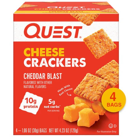 Quest Nutrition Cheese Crackers - SuppPrep