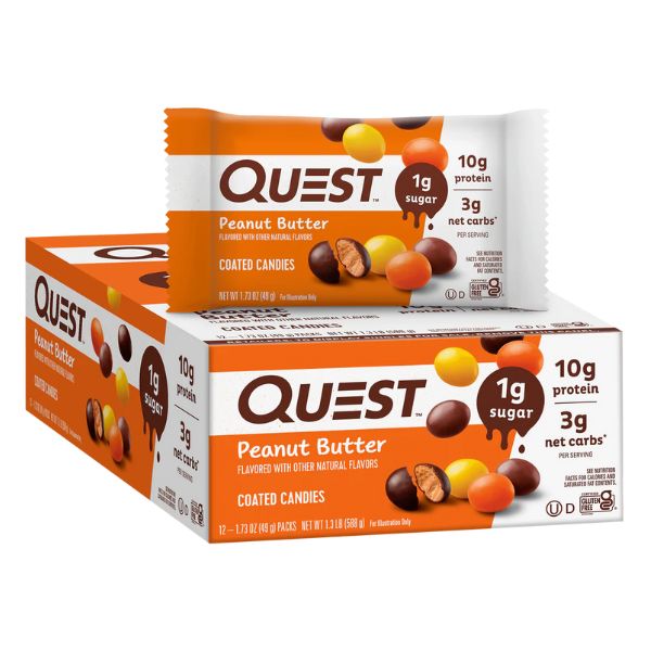 Quest Nutrition Peanut Butter Coated Candies - SuppPrep