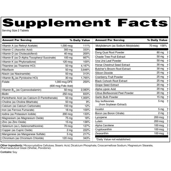 Rule One Women's Train Daily Multivitamin - SuppPrep