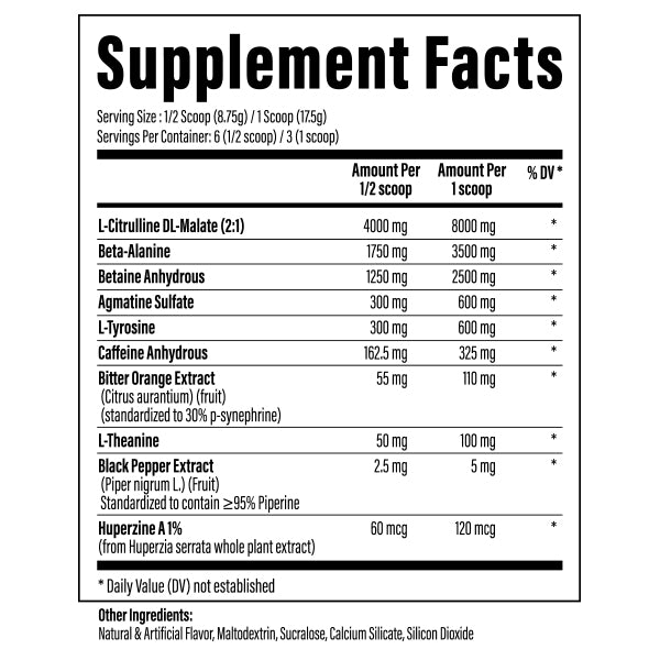 TC Nutrition Batch 27 Pre Workout