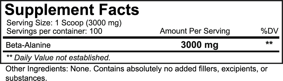 NutraKey Beta-Alanine Powder