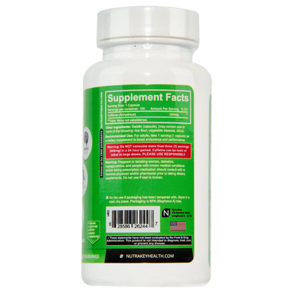 NutraKey Caffeine - SuppPrep