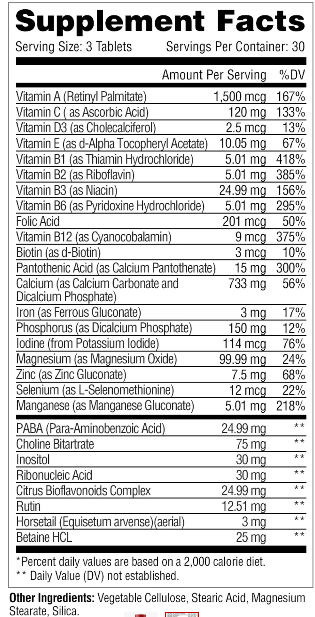 Metabolic Nutrition Hair Skin & Nails