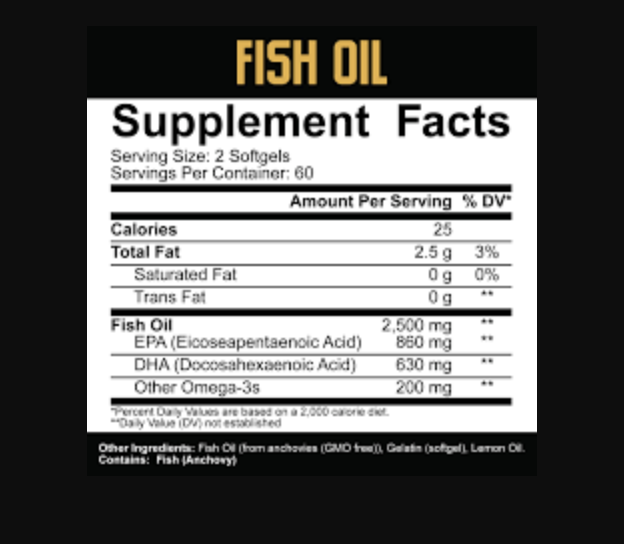 5% Nutrition Fish Oil 2500mg