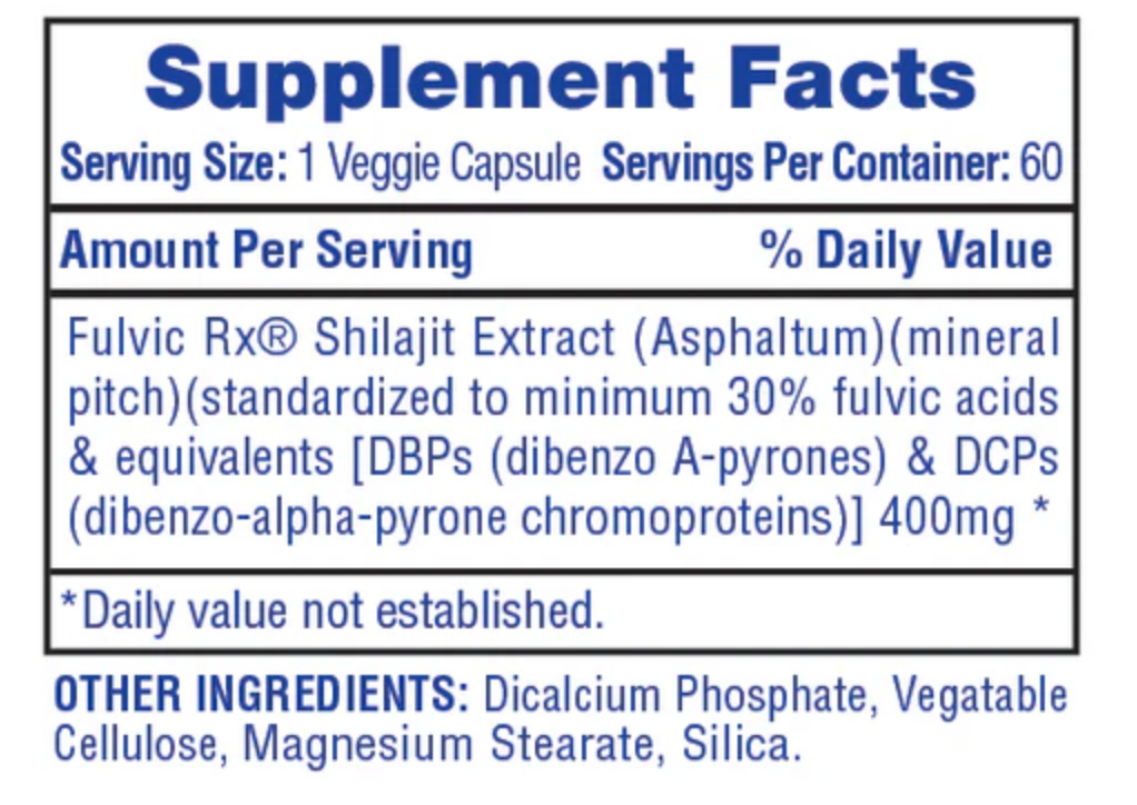 Hi-Tech Pharma Shilajit Extract