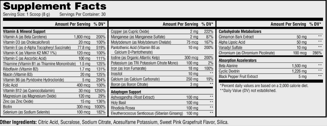 Metabolic Nutrition Vitagen