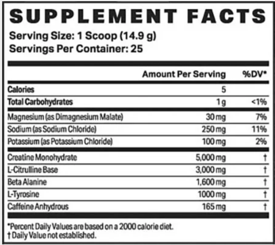 Podium Nutrition HWPO Athlete Preworkout