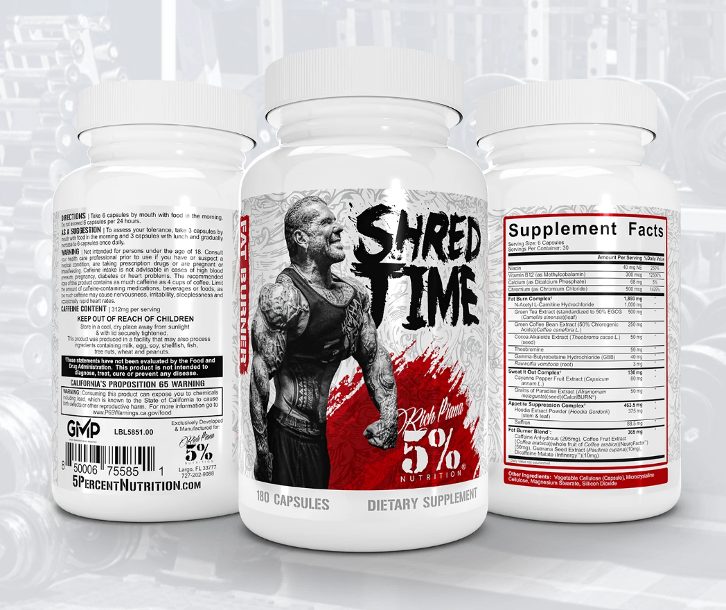 5% Nutrition Shred Time