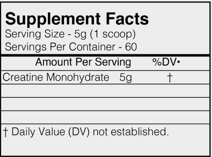 BlackMarket Labs Raw Creatine