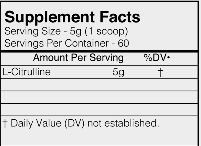 BlackMarket Labs Raw L-Citrulline