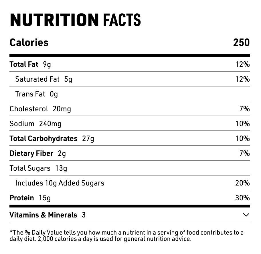 CTRL Healthier Foods Protein Cookies