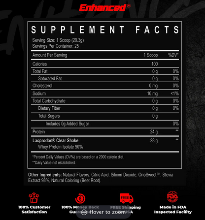 Enhanced Labs iO Clear Whey