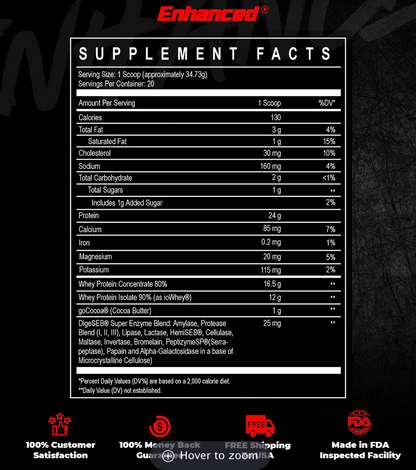 Enhanced Labs iO Premium Whey - SuppPrep