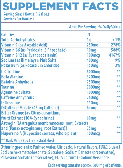 Raw Nutrition CBUM Thavage Pre RTD - SuppPrep
