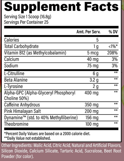 Raw Nutrition Essential Charged Pre - SuppPrep