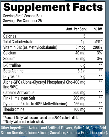 Raw Nutrition Essential Charged Pre - SuppPrep