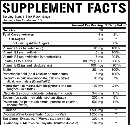 5% Nutrition Hydrate Stick Packs