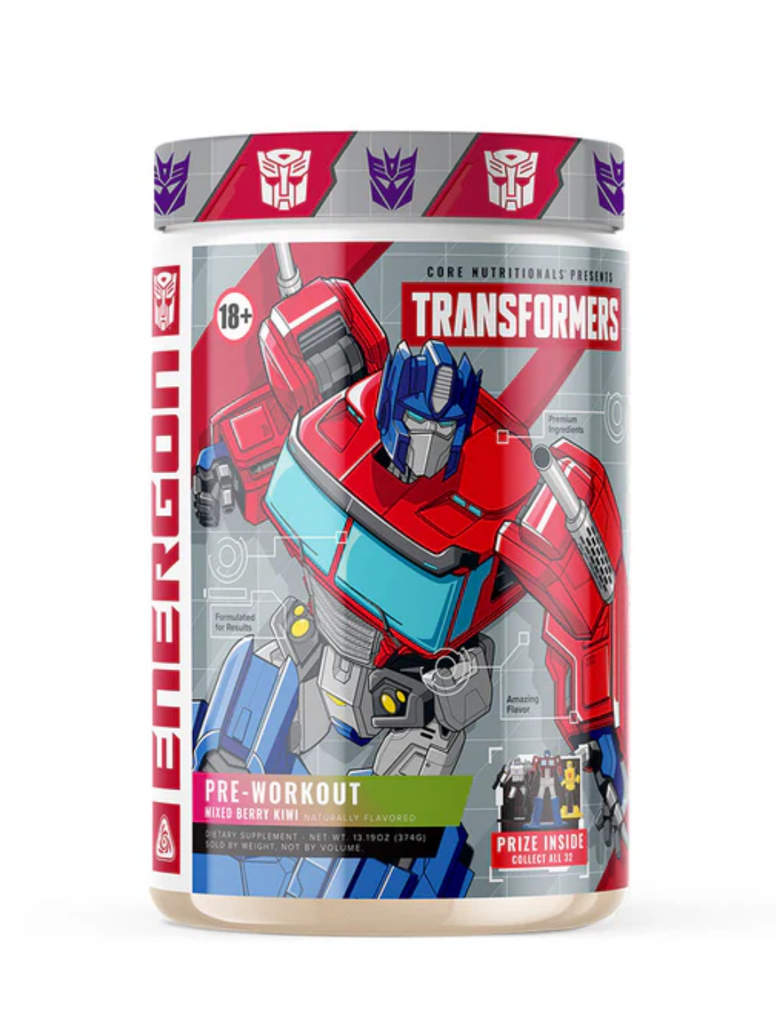 Core Nutritionals x Transformers Energon - SuppPrep