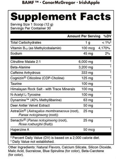 DAS Labs BAMF Conor McGregor - SuppPrep