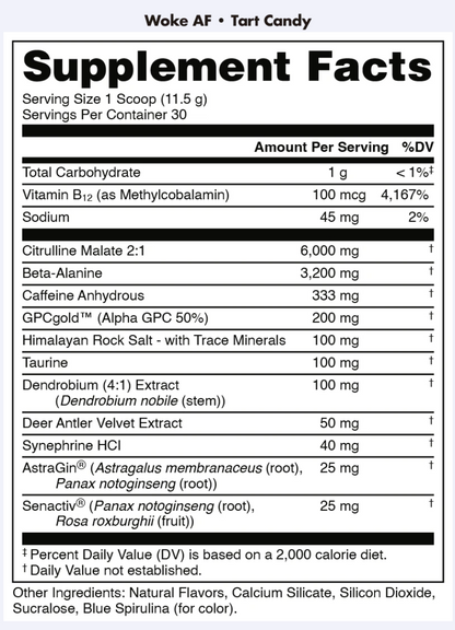 DAS Labs Woke AF Limited Edition New Years - SuppPrep