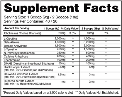 Gaspari Nutrition Super Pump Aggression - SuppPrep