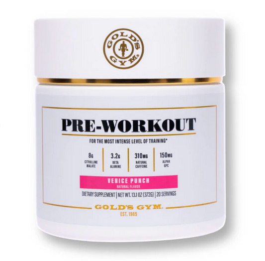 Gold's Gym Nutrition Pre-Workout - SuppPrep